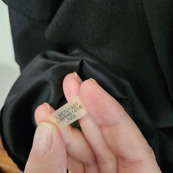 Karl Lagerfeld Paris Skirt Women 4 Small Black Tiered Career Capsule Knee Length - Picture 8 of 9